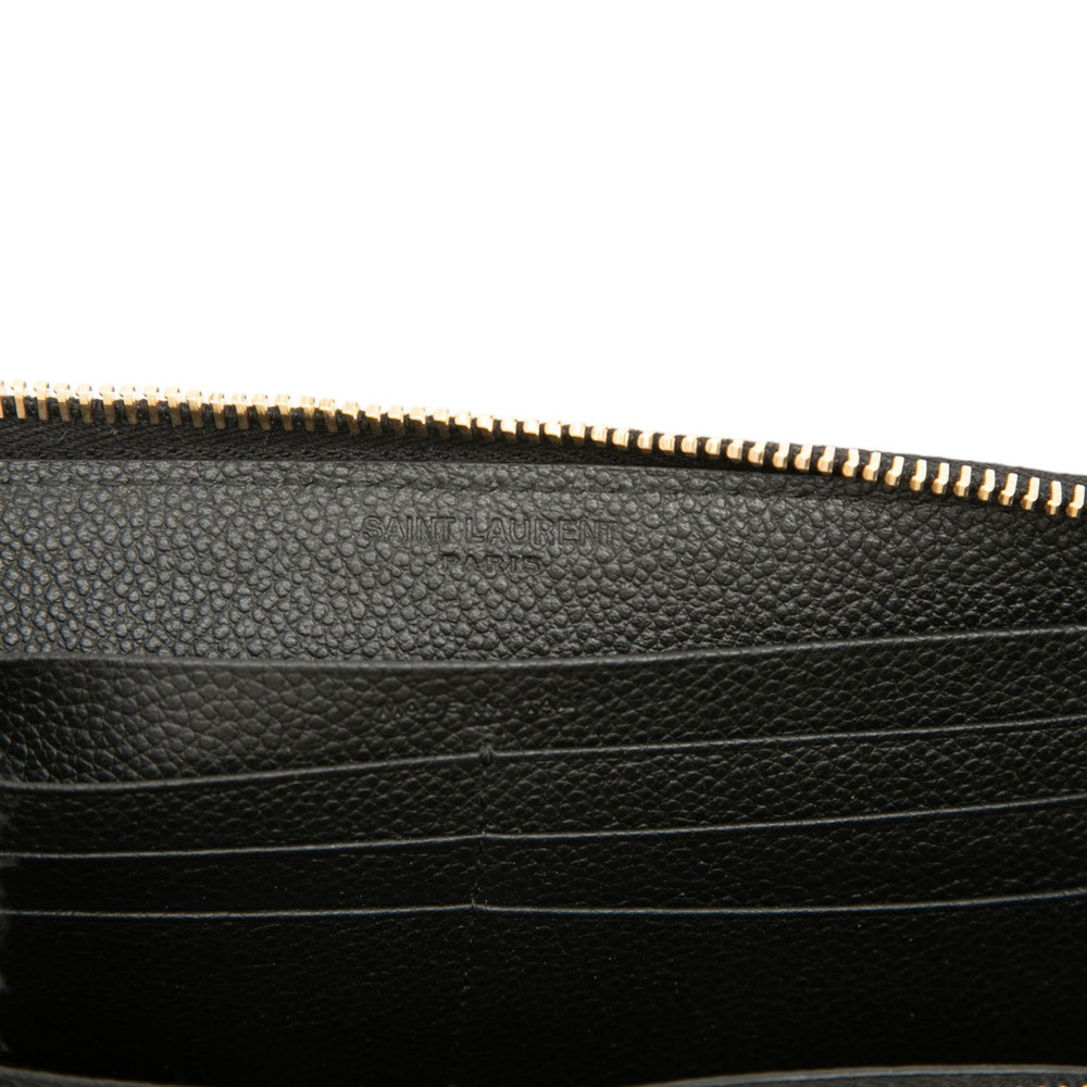 Pre-Loved Saint Laurent Leather Zip Around Long Wallet - Picture 5 of 7